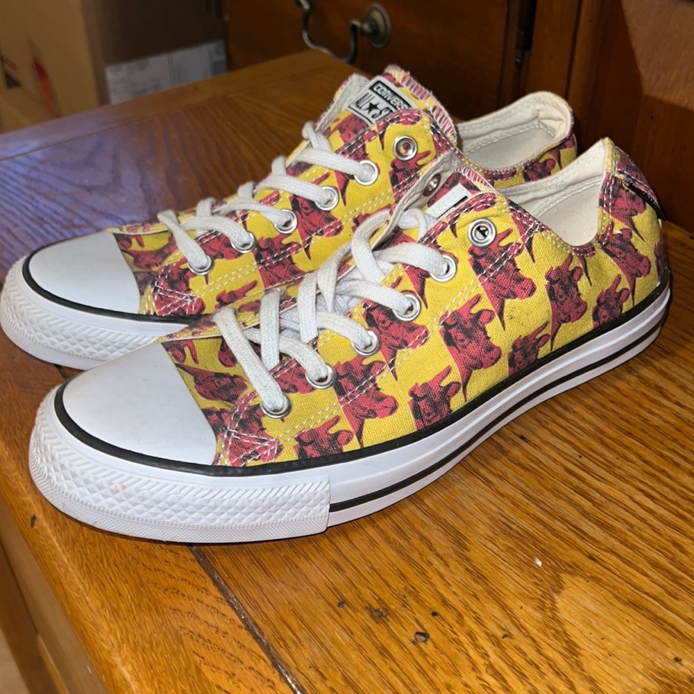 NEW converse Chuck Taylor Andy Warhol cow print size 7 1/2 men’s